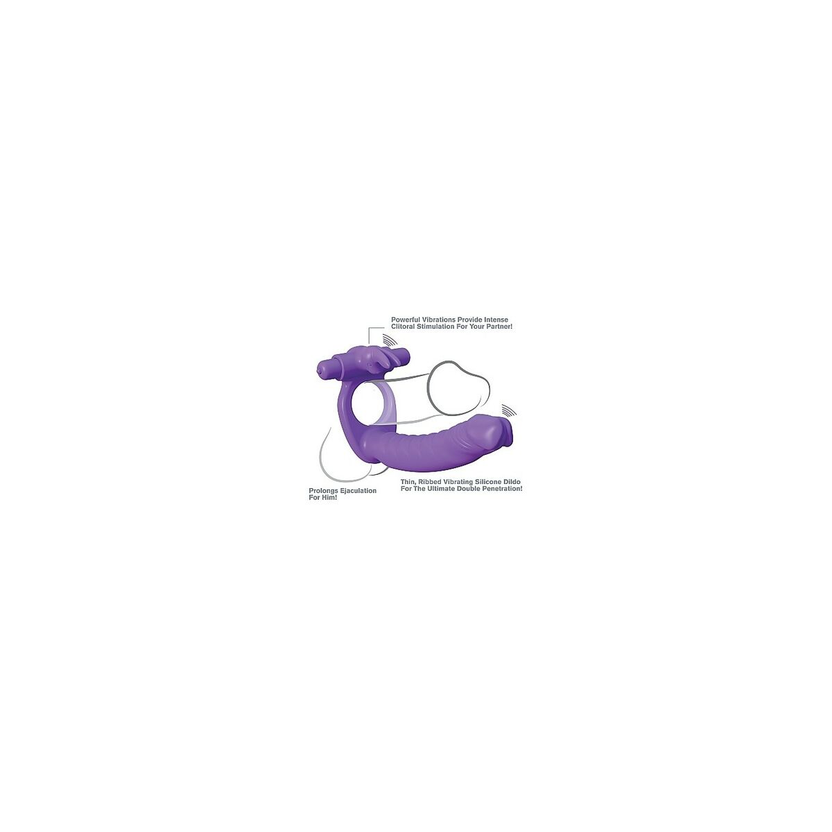G-spotvibrator Pipedream Purpur - 2