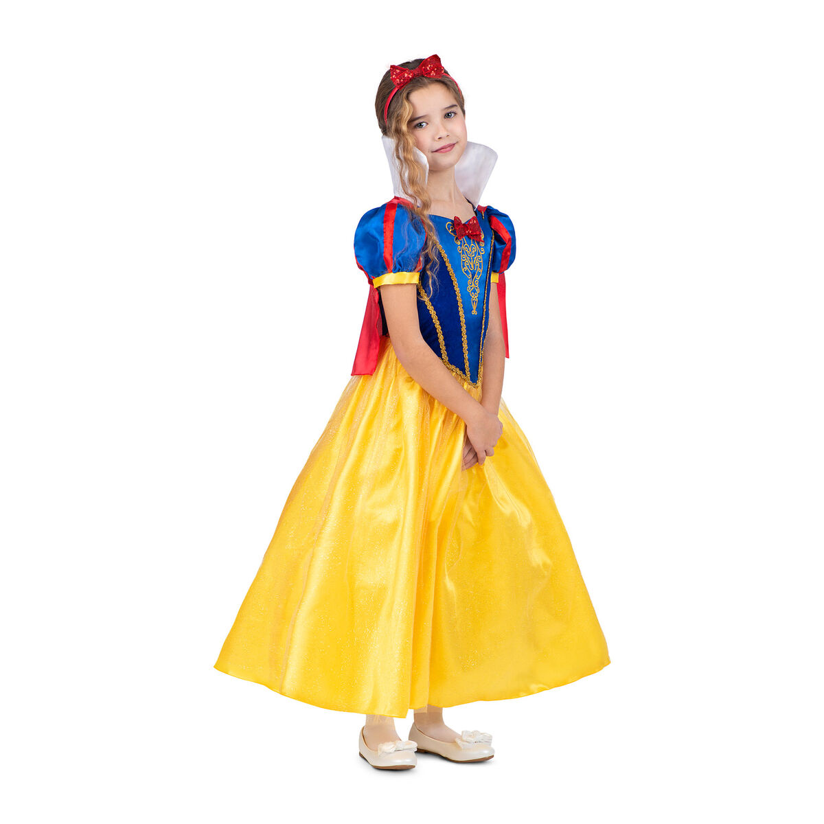 Maskeraddräkt vuxna My Other Me Kvinna från skogen Prinsessa Gul Blå - 6
