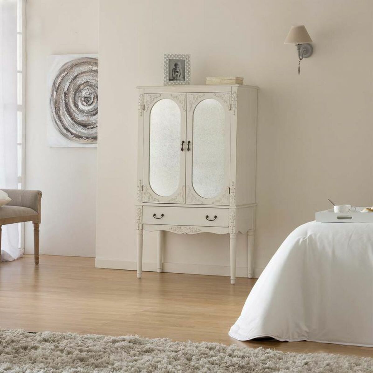 Tavla Alexandra House Living Kanvas Granträ 80 x 3 x 80 cm - 2