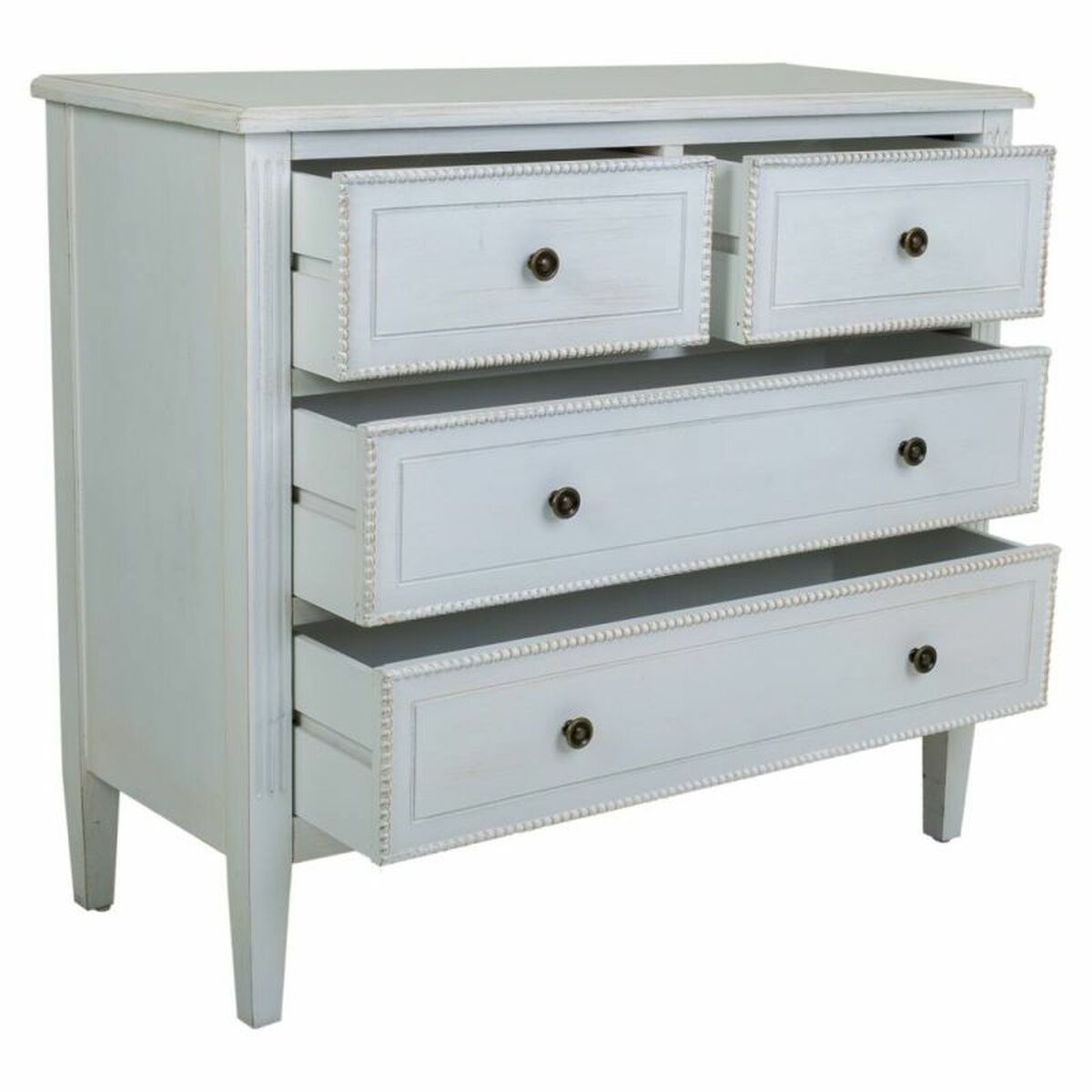 Kommod Alexandra House Living Vit Granträ Trä MDF 36 x 75 x 85 cm - 4