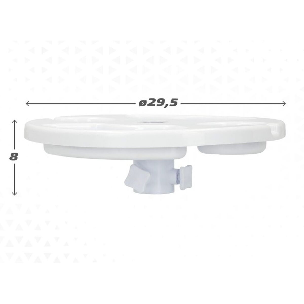 Strandparasoll med mugghållare Aktive 29,5 x 8 x 29,5 cm Naperny? (12 antal) - 4