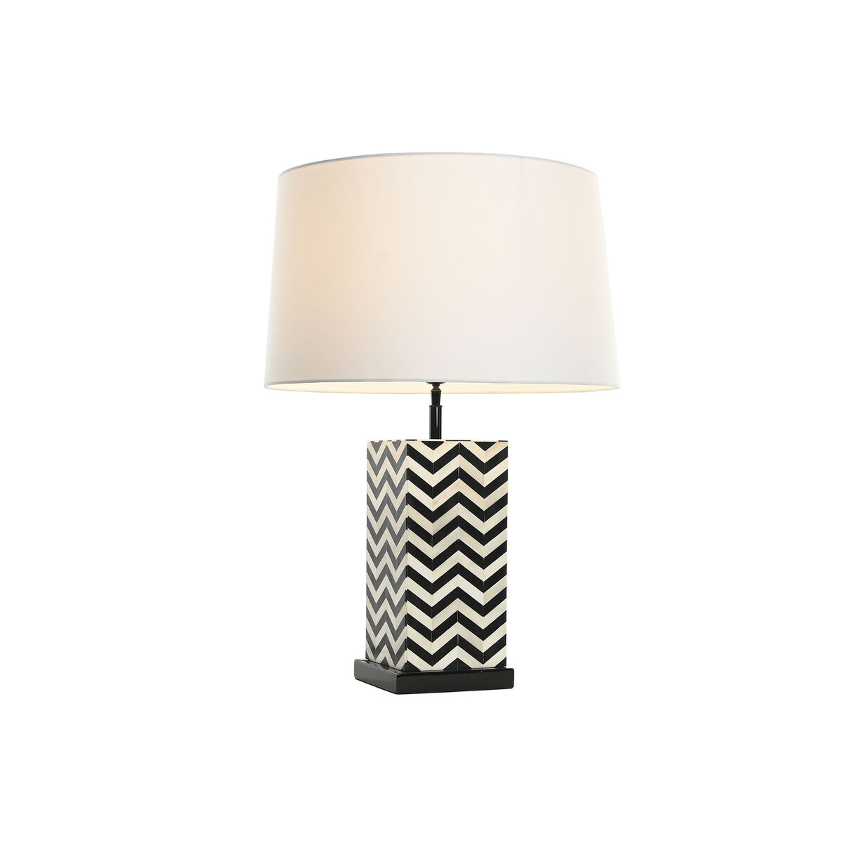 Bordslampa Home ESPRIT Vit Svart 50 W 220 V - 2