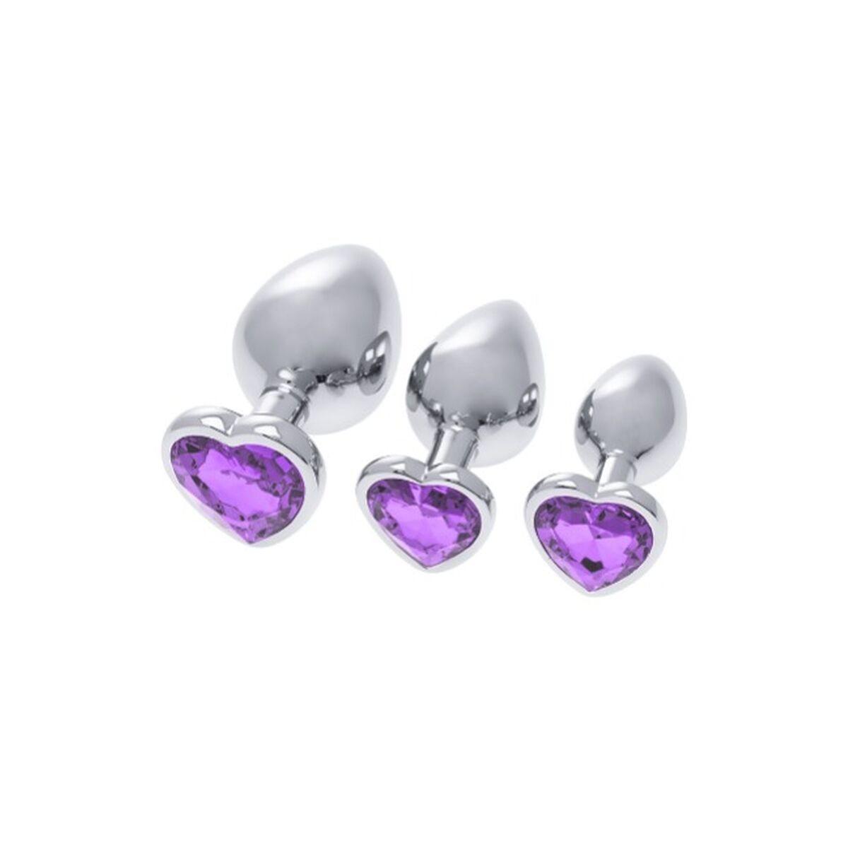 Analplugg S Pleasures Silvrig Lila