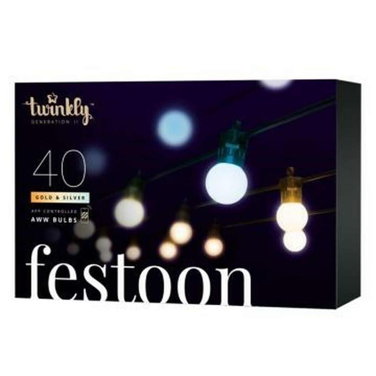 LED-krans Twinkly TWF040GOP-BEU Jul 36 W - 2