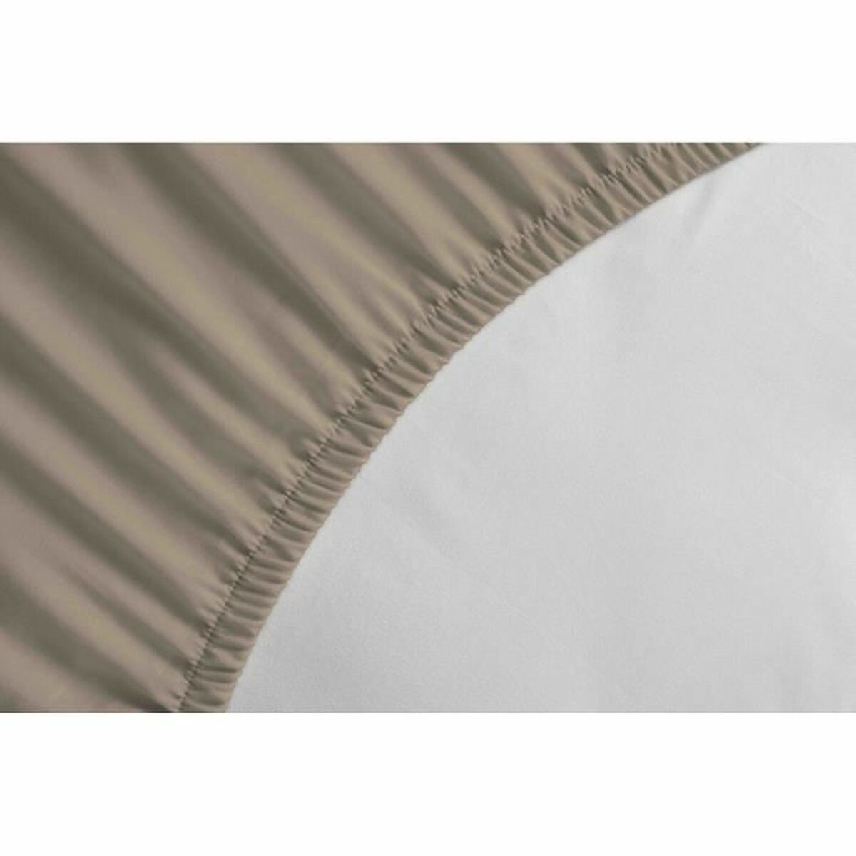 Inpassat underlakan HOME LINGE PASSION Beige Säng 180 Säng 200 180 x 200 + 30 cm - 3