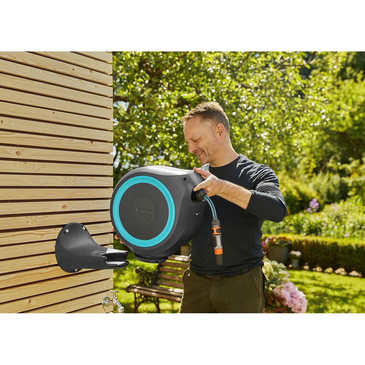 Slang Gardena Wall Mural Rollup S 18600-20 Plast Ø 11 mm - 13