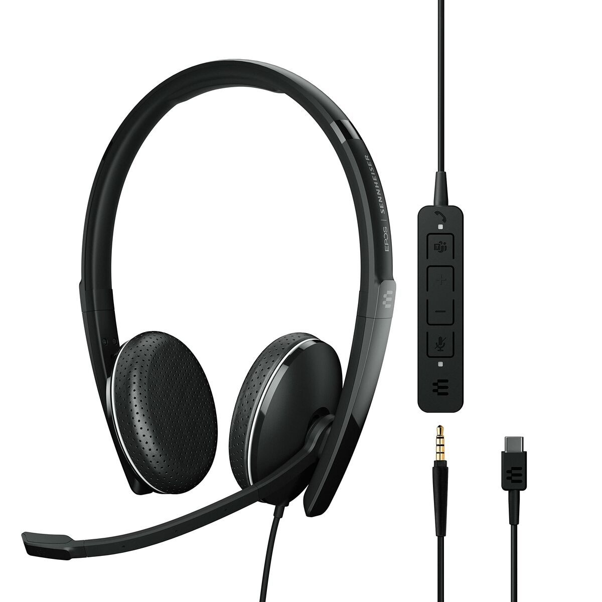 Hörlurar med Mikrofon Epos Adapt 165T Svart - 3
