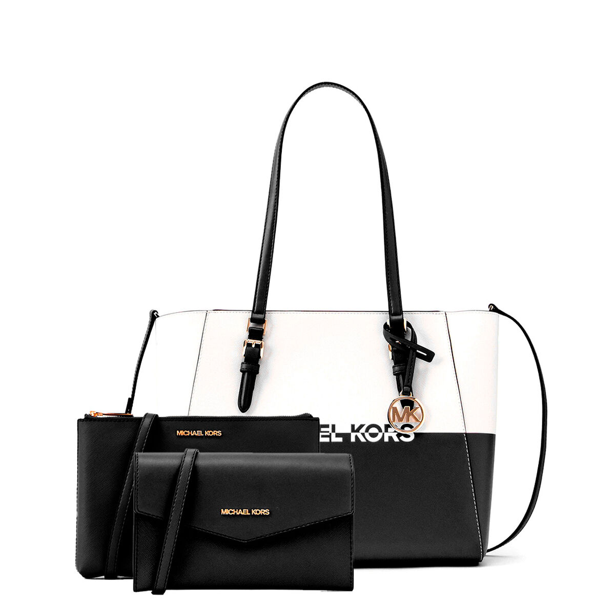 Damväska Michael Kors CHARLOTE Svart 27 x 34 x 11 cm - 2
