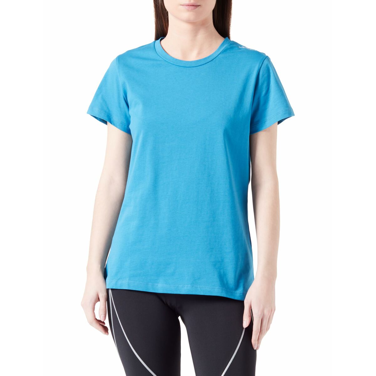 T-shirt med kortärm Dam Joluvi Combed Cotton Blå - 2
