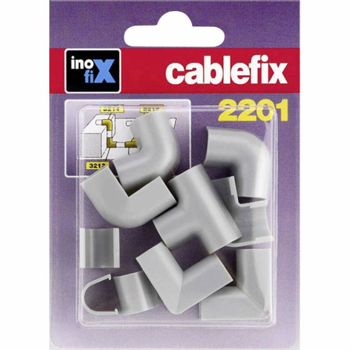 Kabelkanal Inofix 2201 Grå - 2