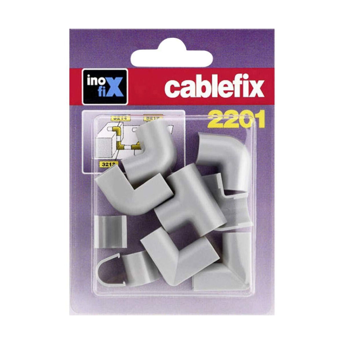 Kabelkanal Inofix 2201 Grå - 6