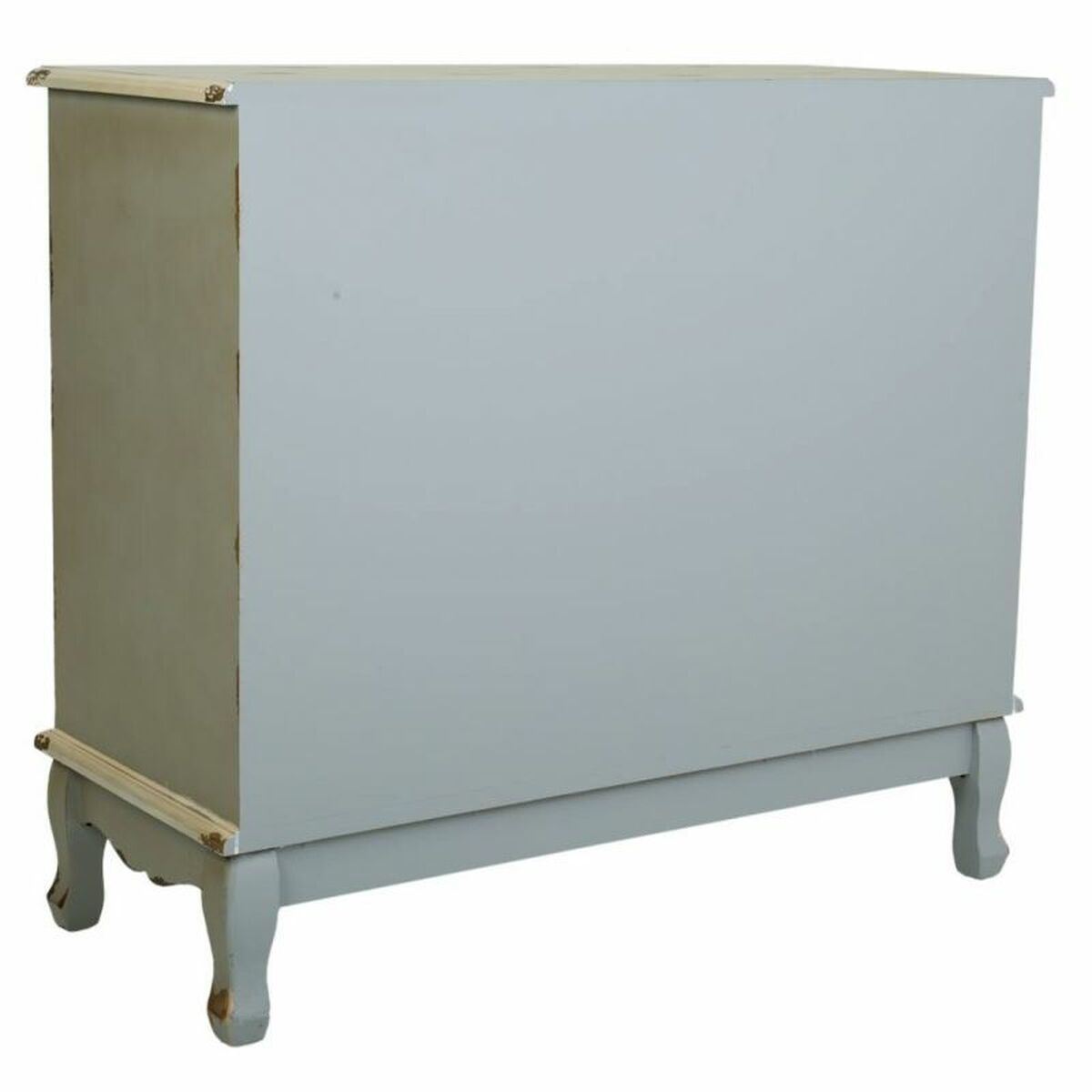 Kommod Alexandra House Living Grå Rattan Granträ Trä MDF 38 x 80 x 90 cm - 5