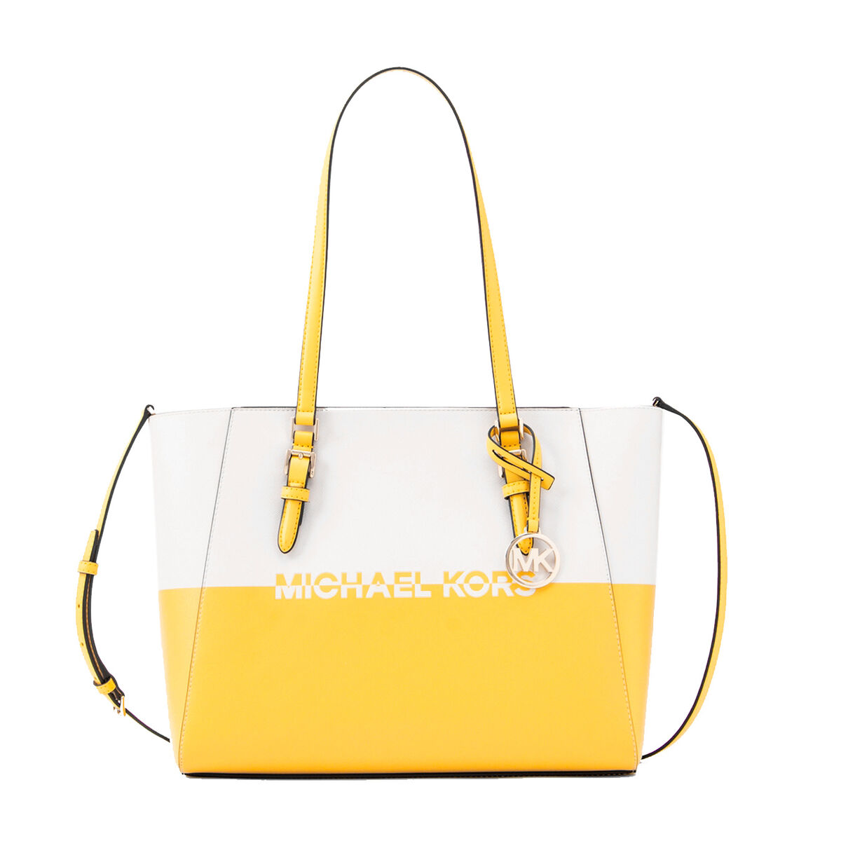Damväska Michael Kors CHARLOTE Gul 27 x 34 x 11 cm - 2