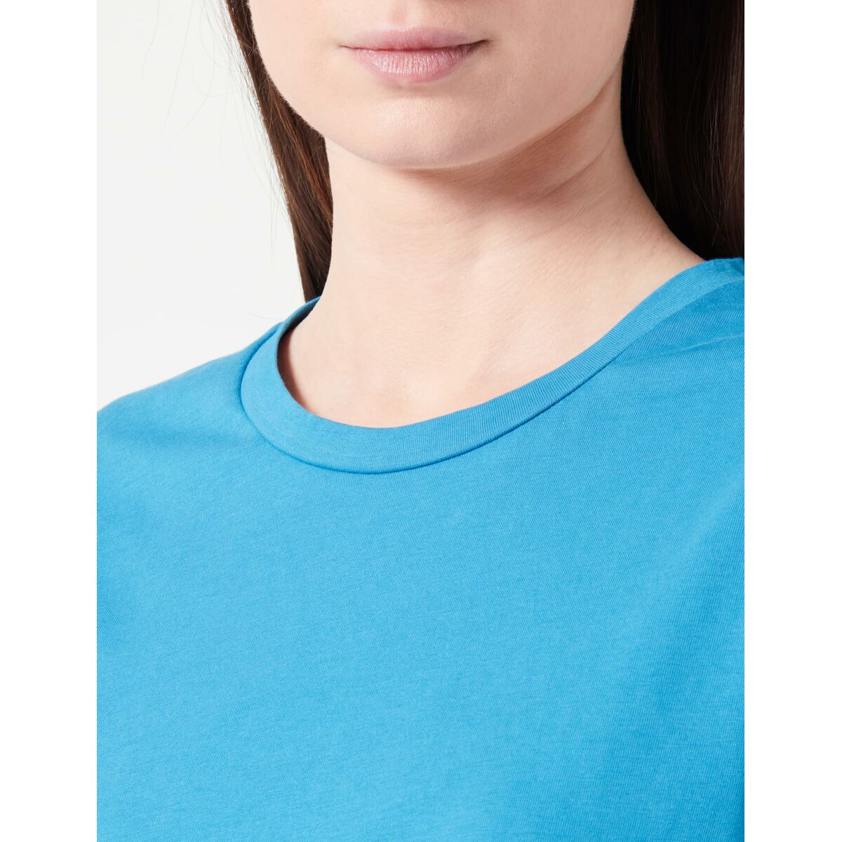 T-shirt med kortärm Dam Joluvi Combed Cotton Blå - 3