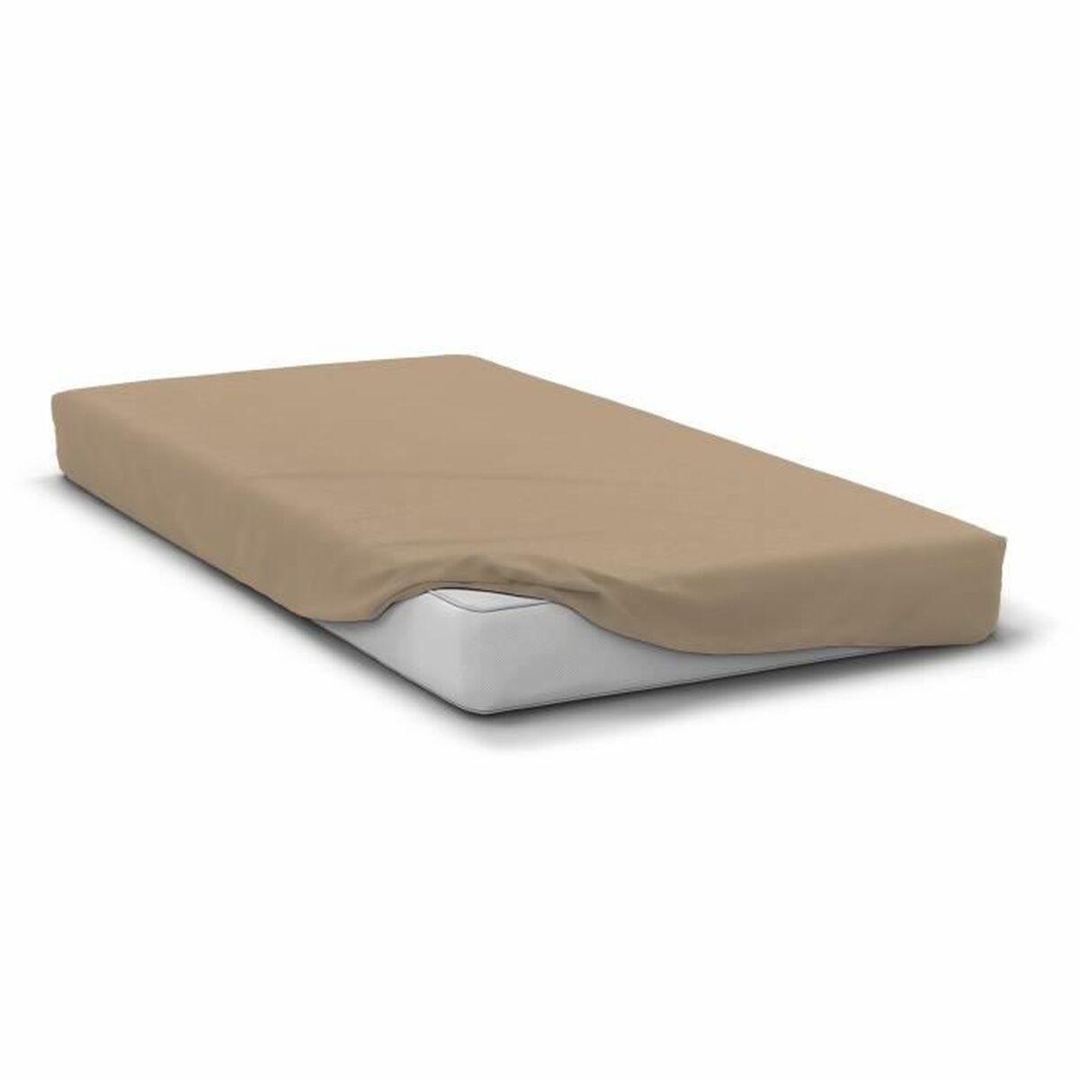 Inpassat underlakan HOME LINGE PASSION Beige Säng 160 160 x 200 + 30 cm
