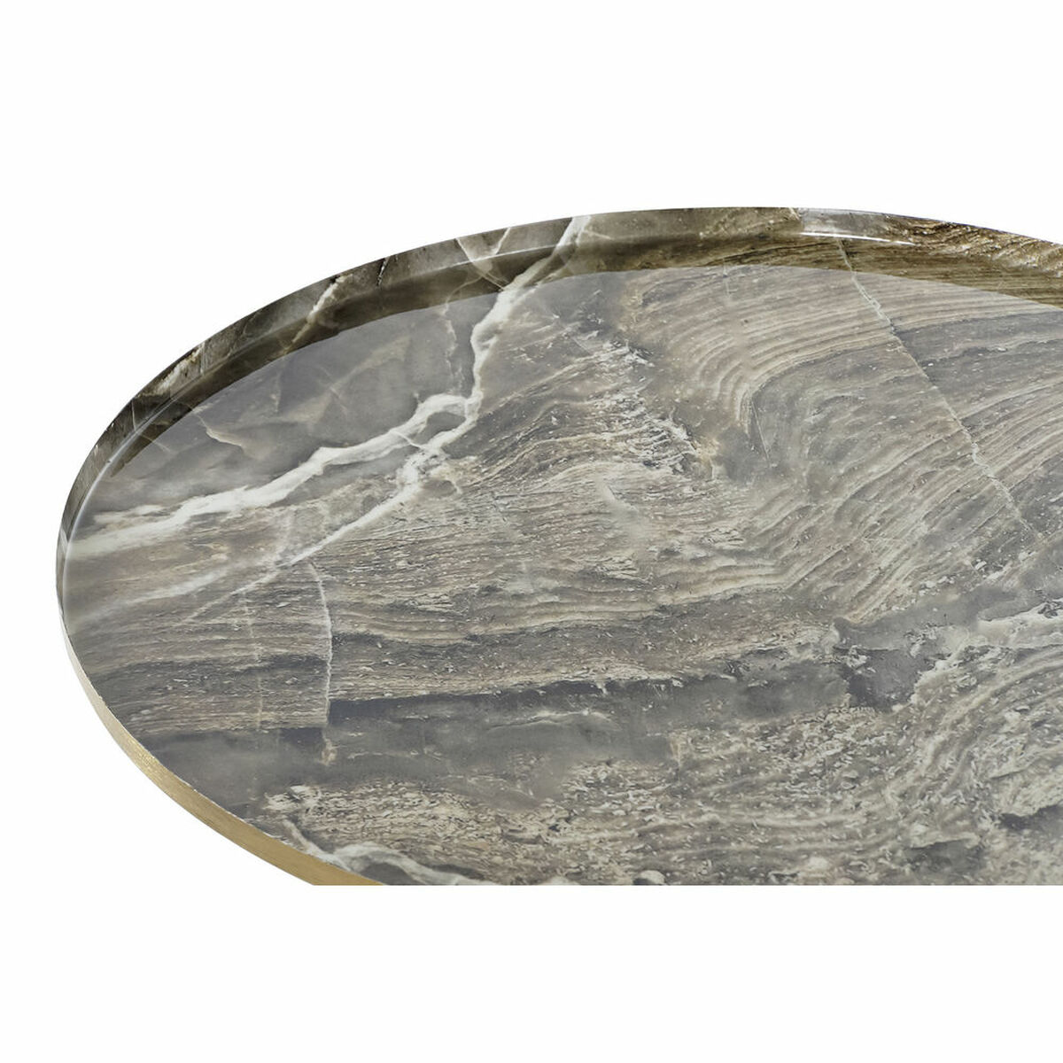 Sidobord DKD Home Decor Brun Gyllene 51 x 51 x 51 cm - 12
