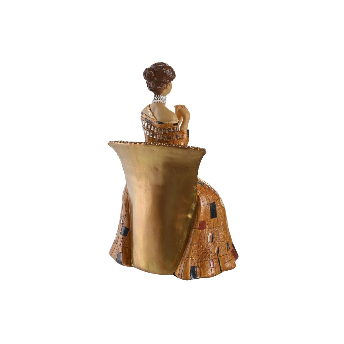 Prydnadsfigur DKD Home Decor Gul Harts (21,5 x 18,5 x 31 cm) - 3