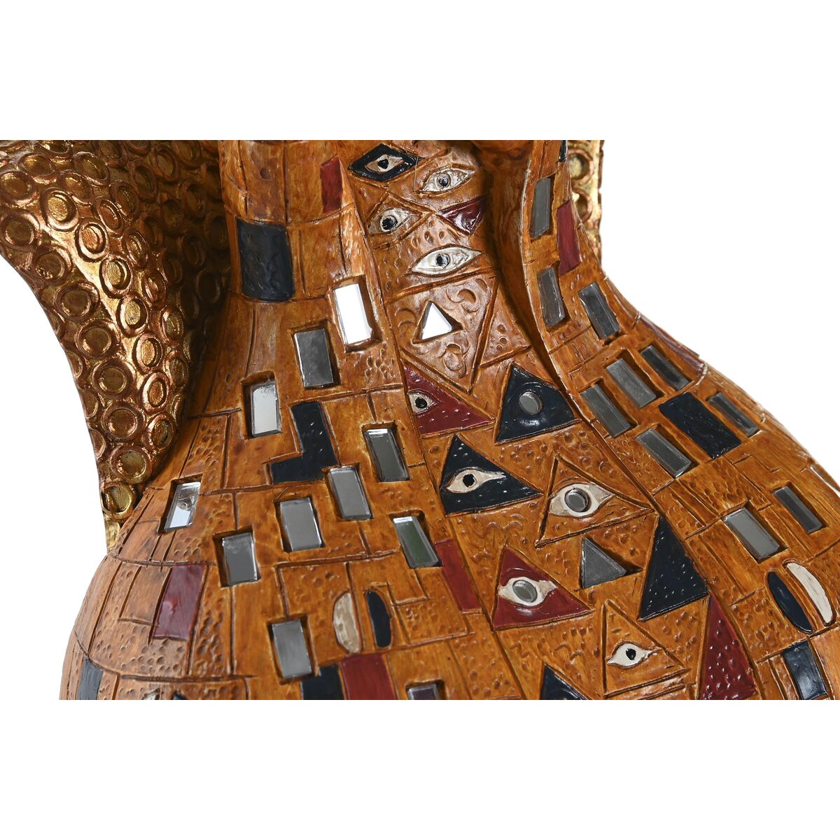 Prydnadsfigur DKD Home Decor Gul Harts (21,5 x 18,5 x 31 cm) - 2