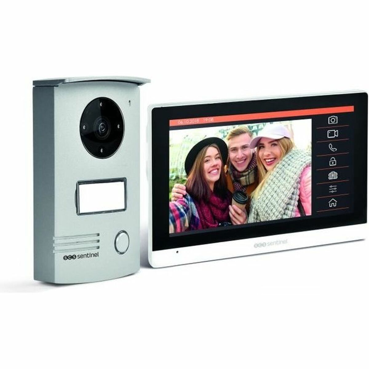 Smart interntelefon med video SCS SENTINEL VisioDoor 7+ 7" Vit - 3