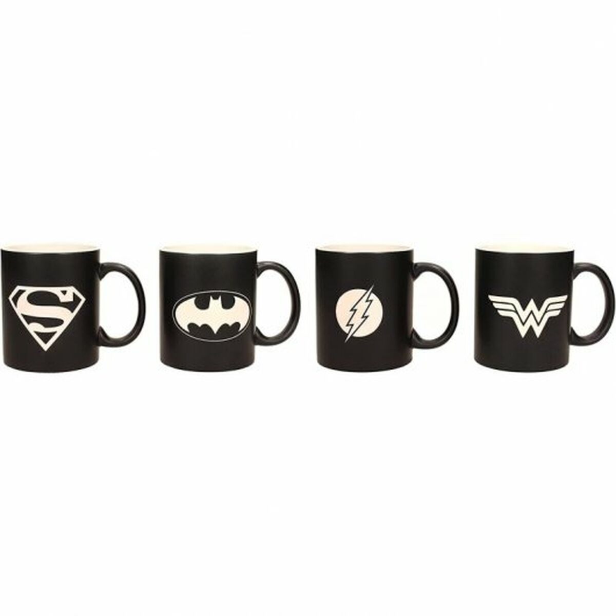 Koppset SD Toys Universo DC Svart (4 Delar)