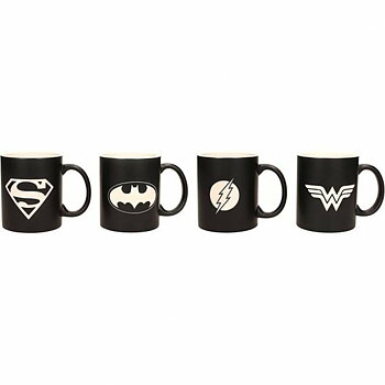 Koppset SD Toys Universo DC Svart (4 Delar)