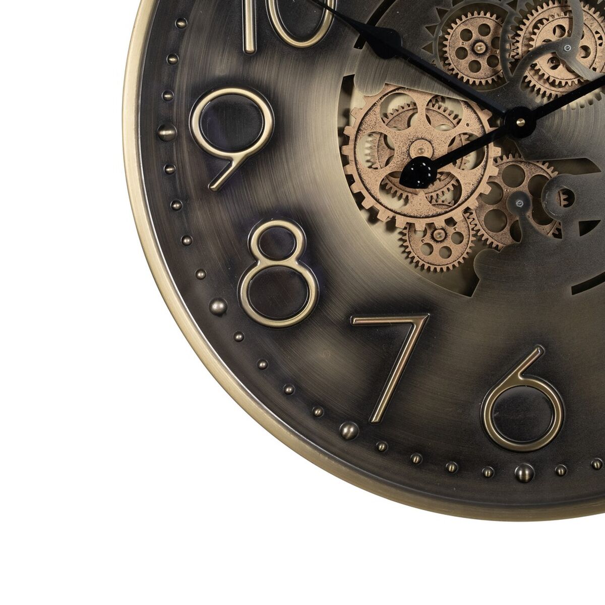 Väggklocka Gyllene Järn 60 x 8 x 60 cm - 5