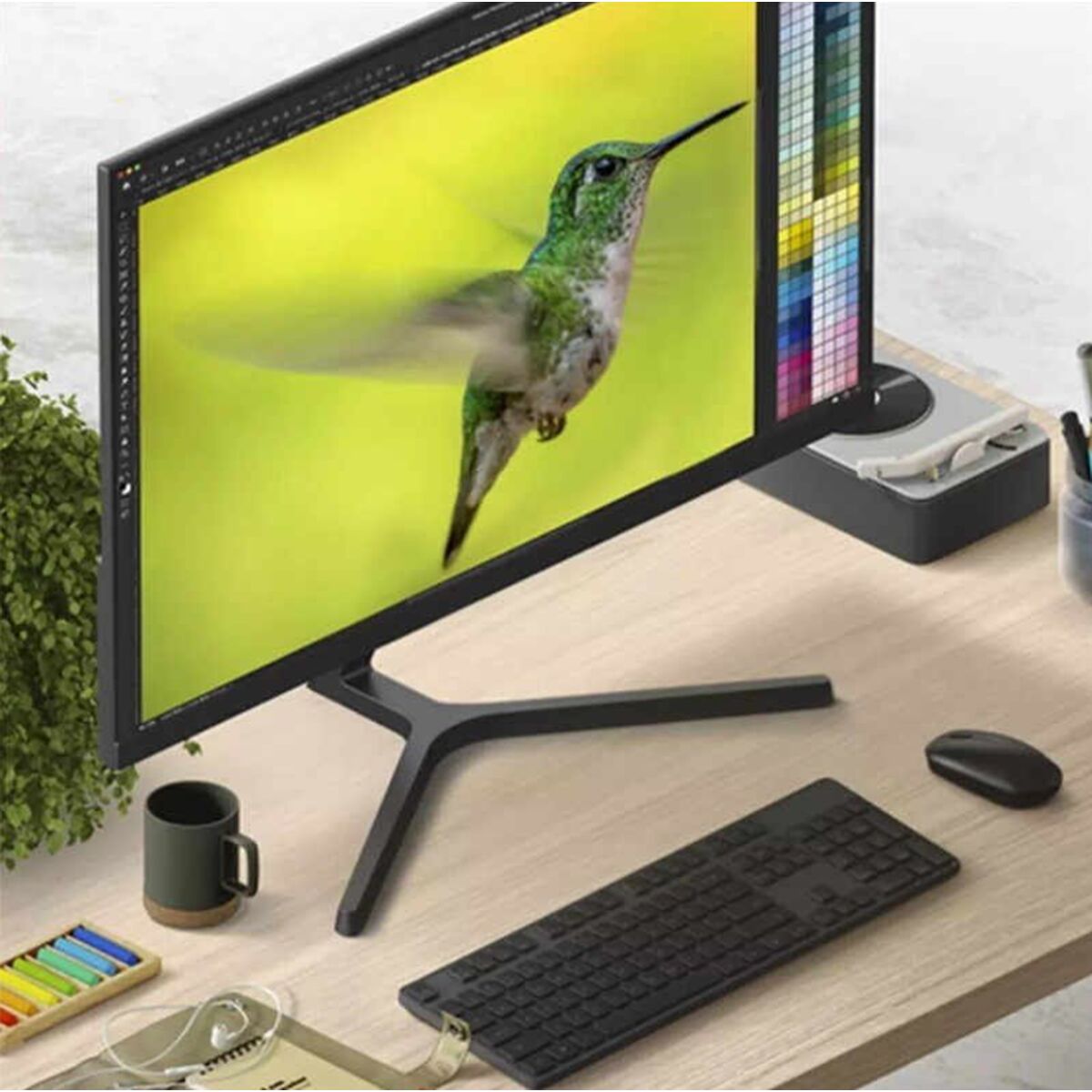 Monitor Xiaomi Mi Desktop Monitor 1C 23,8" 60 Hz HD Svart - 3