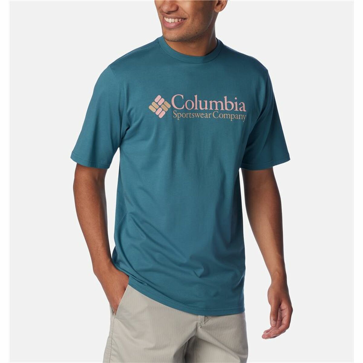 T-shirt med kortärm Herr Columbia CSC Basic Logo™ Blå