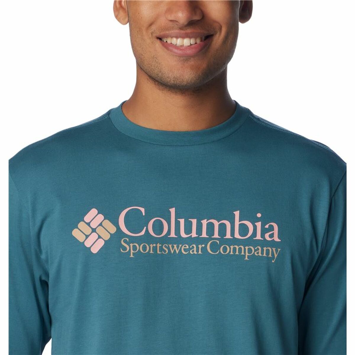 T-shirt med kortärm Herr Columbia CSC Basic Logo™ Blå - 3