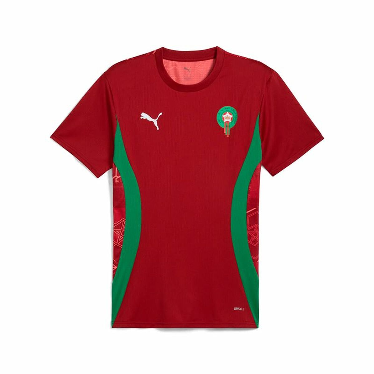 Kortärmad fotbollströja för herrar Puma Marruecos Prematch Ss Röd
