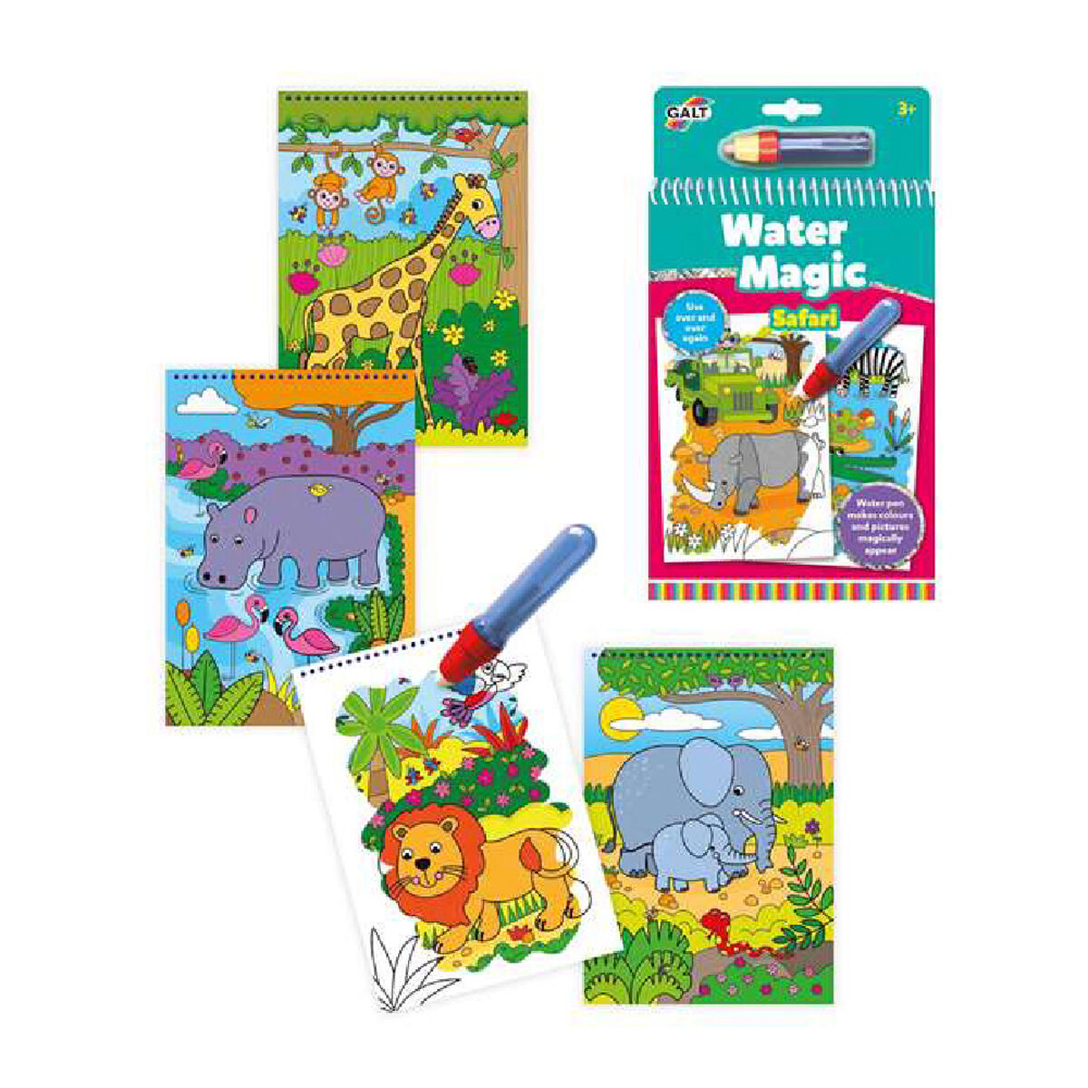Färgläggningsbok Water Magic Diset A3079H - 11