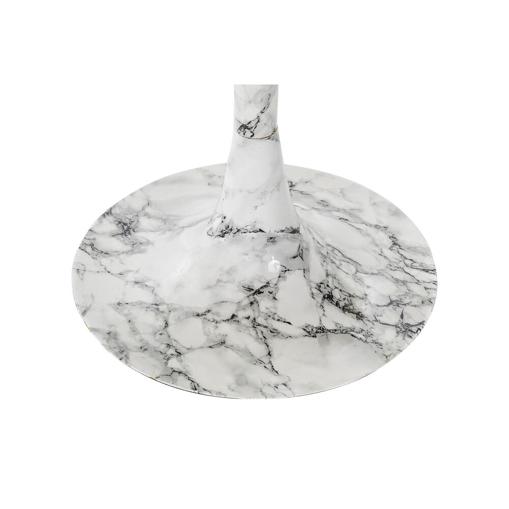 Sidobord DKD Home Decor Vit Gyllene 51 x 51 x 51 cm - 4