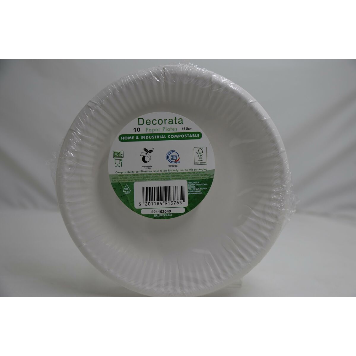 Servissats Procos Vit Papper 23 x 1,5 x 23 cm - 7