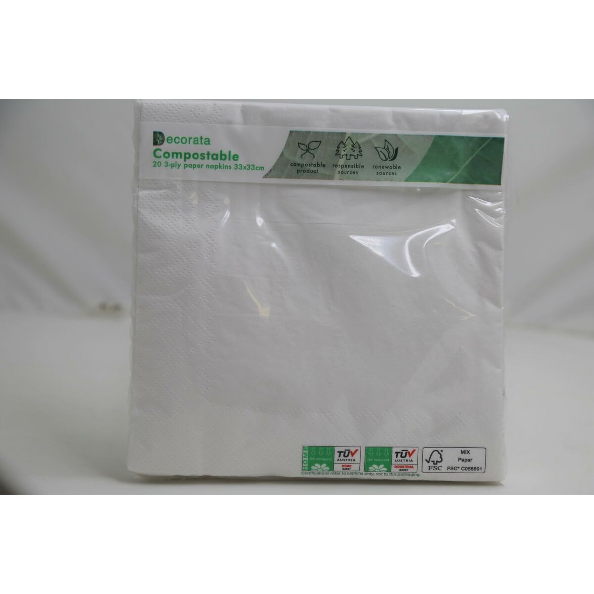 Servissats Procos Vit Papper 23 x 1,5 x 23 cm - 5