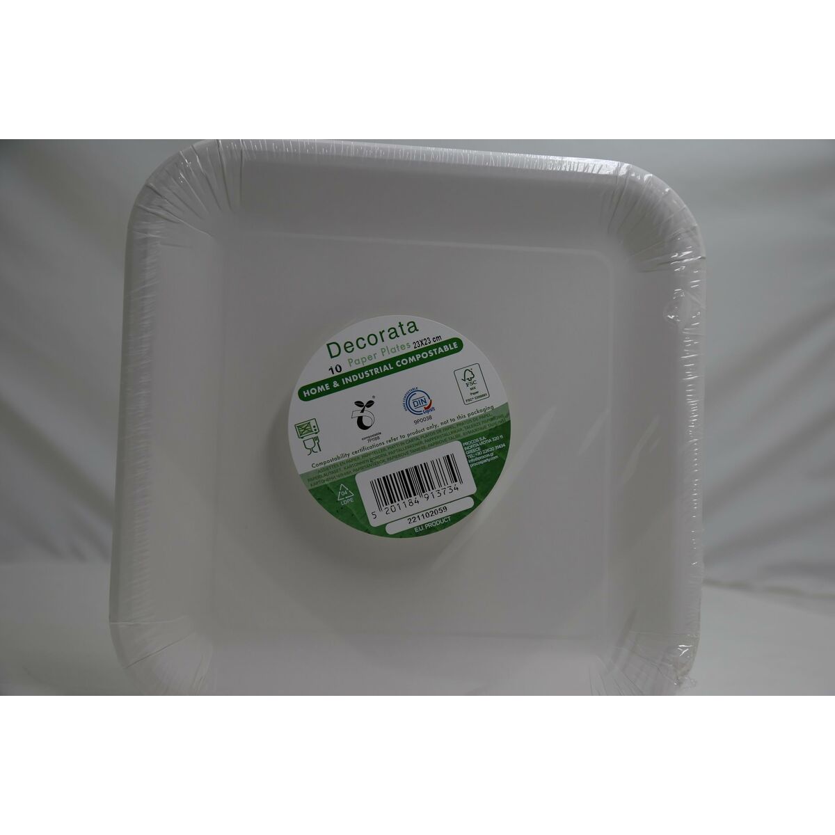 Servissats Procos Vit Papper 23 x 1,5 x 23 cm - 8