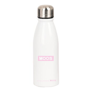 Vattenflaska Moos Butterflies Vit 500 ml