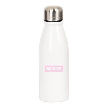 Vattenflaska Moos Butterflies Vit 500 ml
