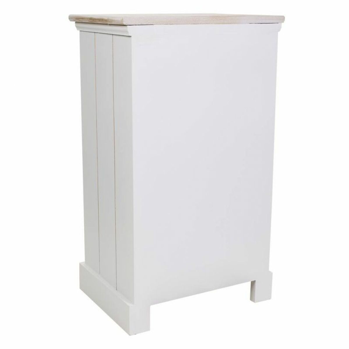 Byrå Alexandra House Living Vit Brun Paulowniaträ Trä MDF 30 x 68 x 40 cm - 5