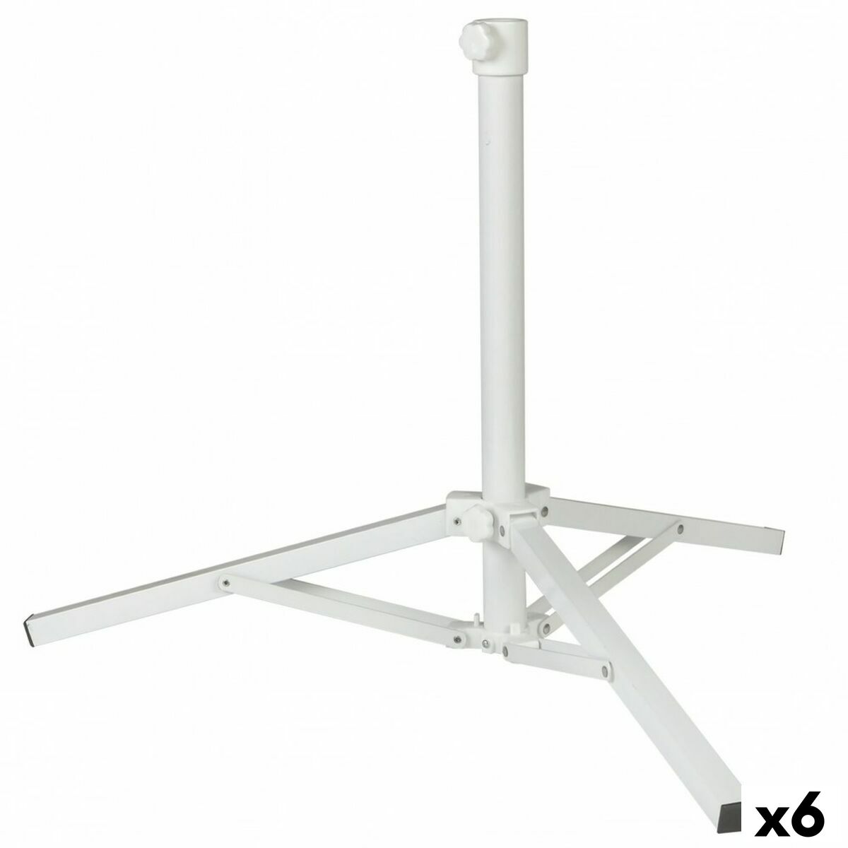 Parasollfot Aktive Vit Metall 61 x 49,5 x 61 cm (6 antal) - 3