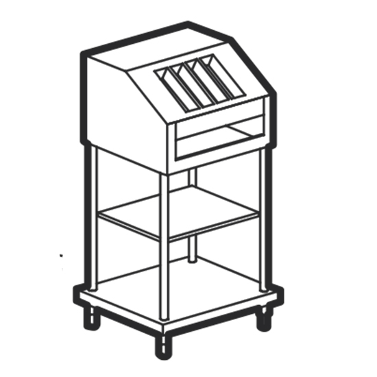 brickor, bestick, glas utmatarenhet, med PVC bestick dispenser