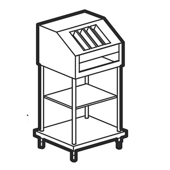 brickor, bestick, glas utmatarenhet, med PVC bestick dispenser