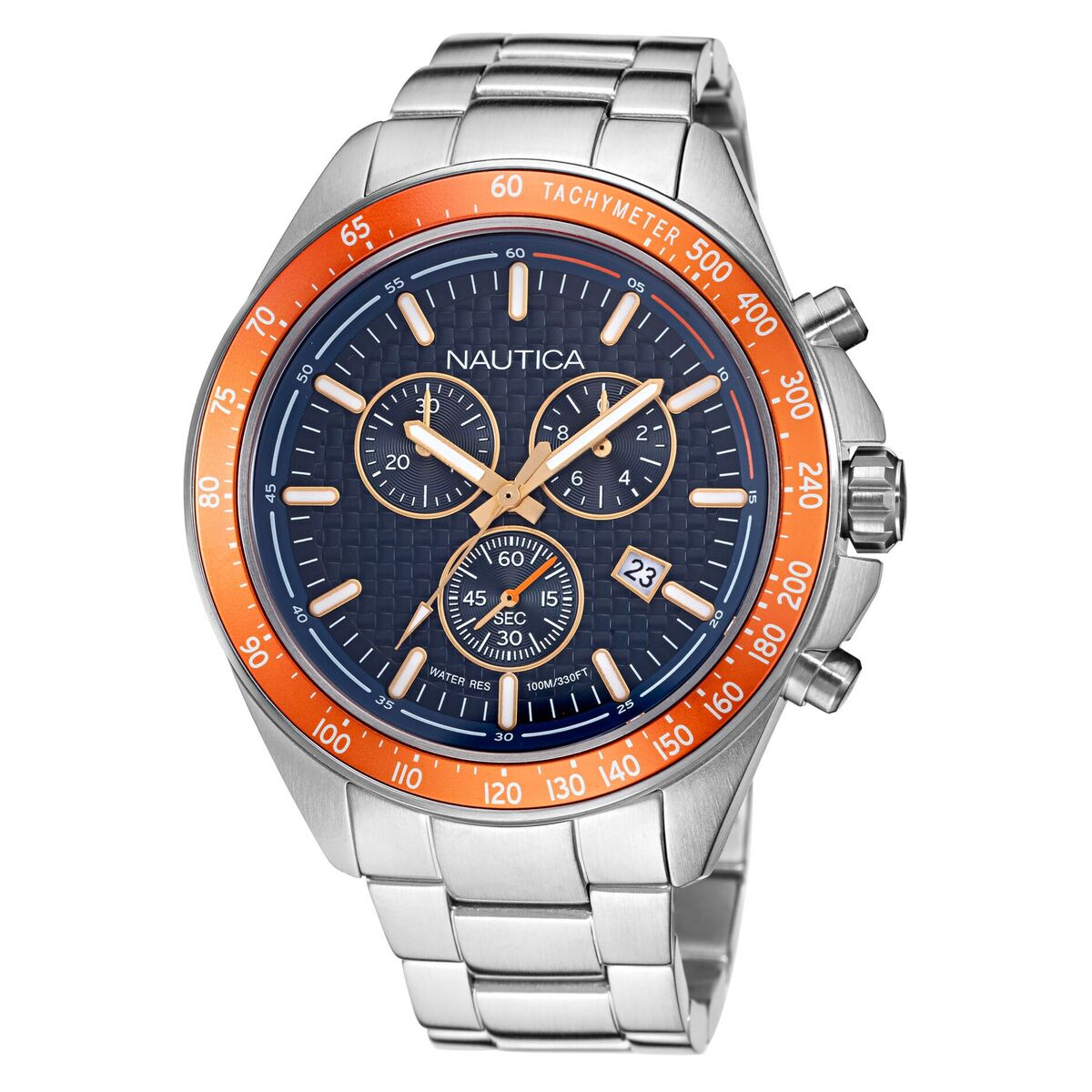 Herrklocka Nautica NAPOBF117 Silvrig (Ø 47 mm) - 5