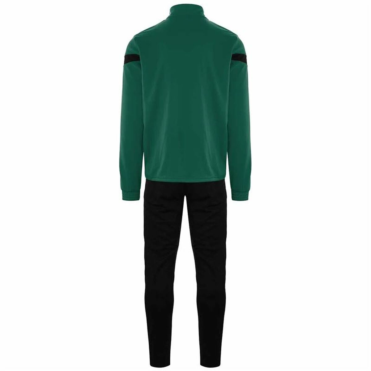 Träningsoverall, Vuxen Kappa Dalcito Svart Grön Barn Unisex 2 Delar - 2