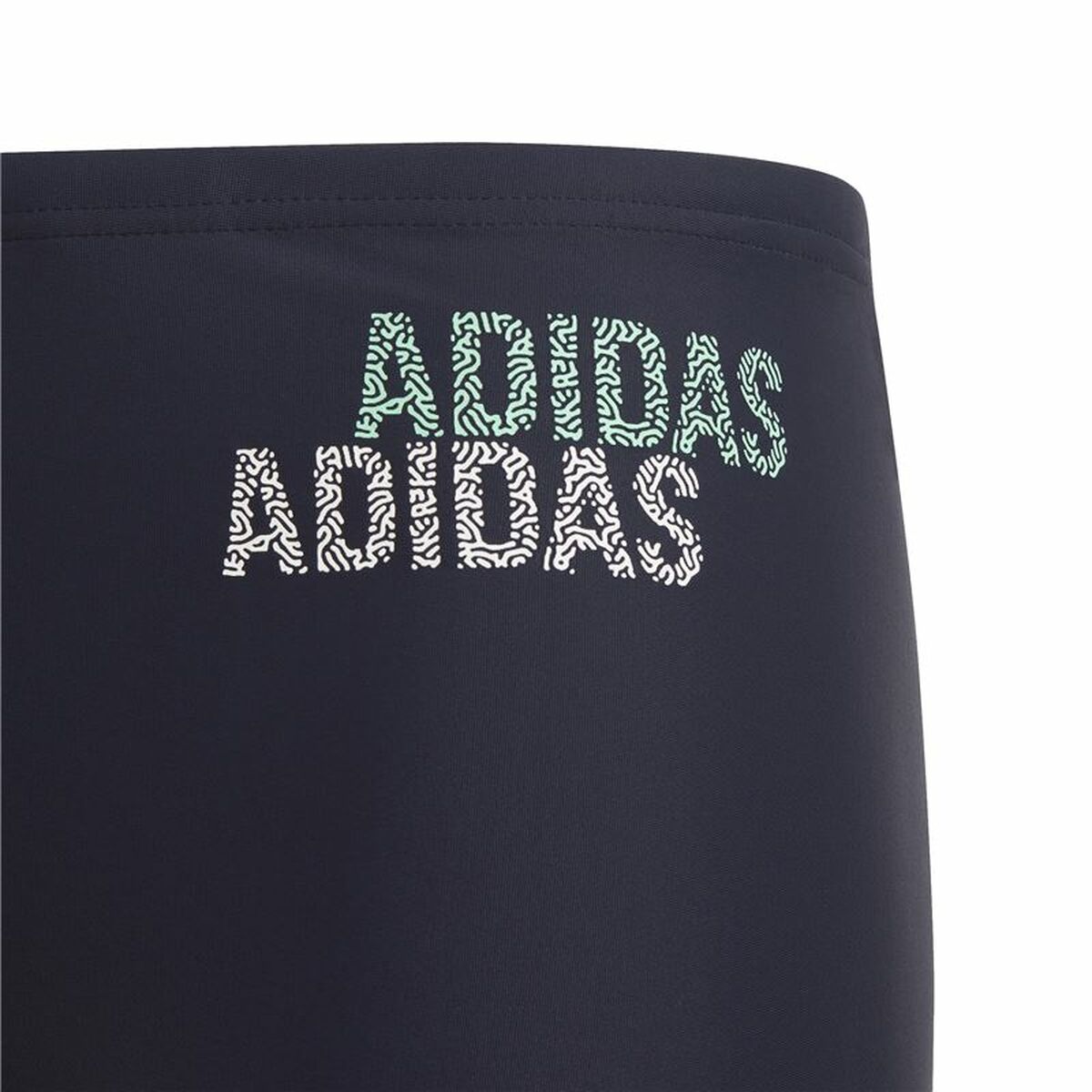 Baddräkt Barn Adidas Logo Mörkblå - 3