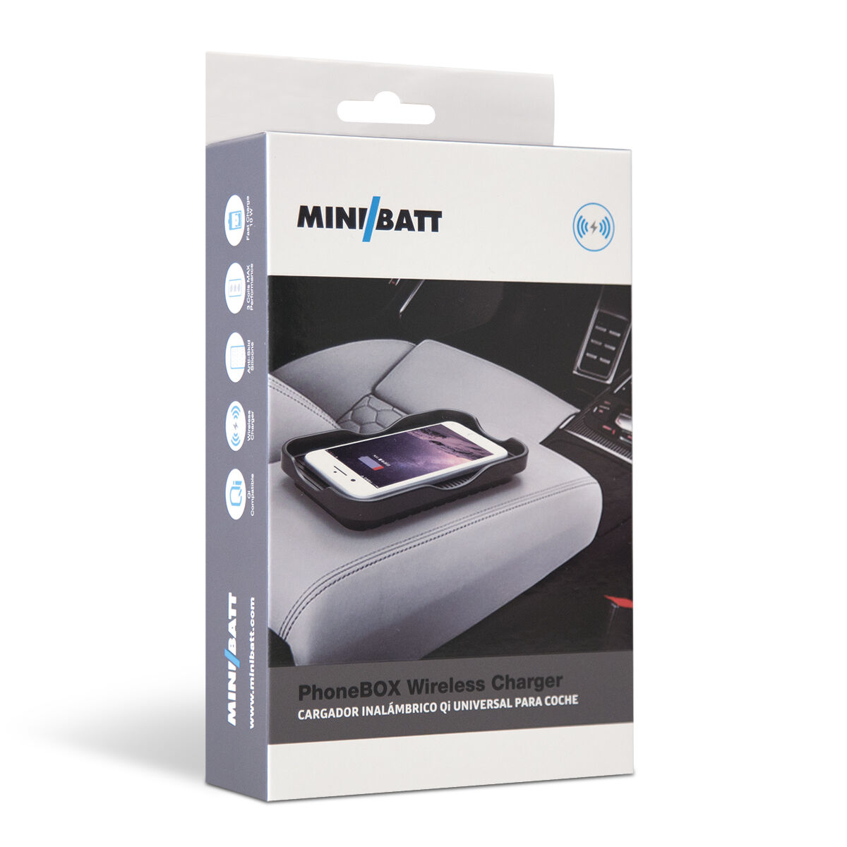 Billaddare MiniBatt Svart 10 W - 4