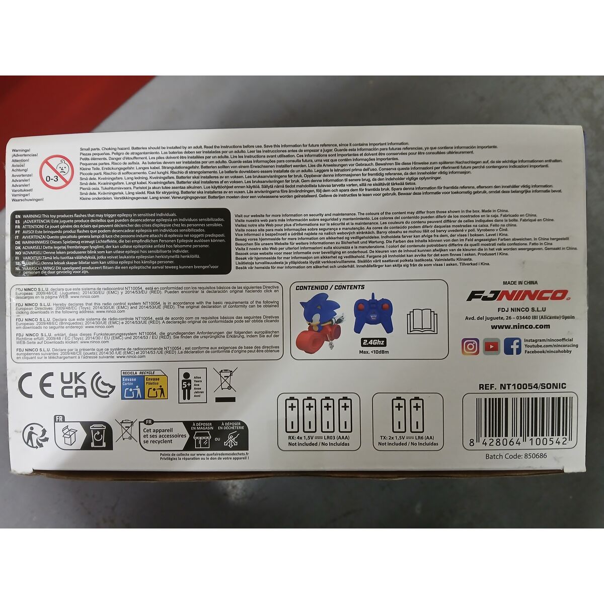 Fjärrstyrd motorcykel Sonic Infinity 25 x 15 x 25 cm - 7