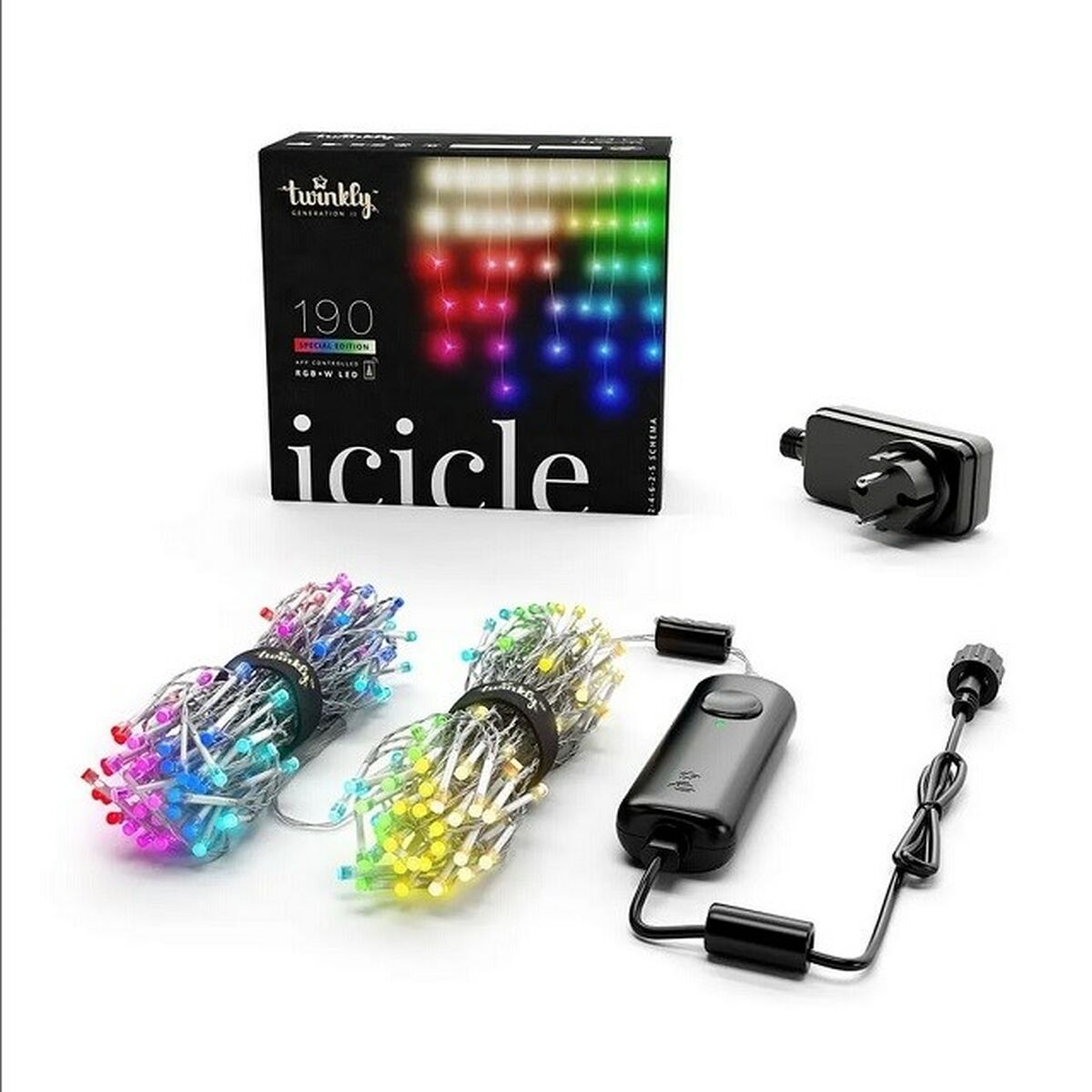 LED-krans Twinkly TWI190SPP-TEU Multicolour 3,5 m