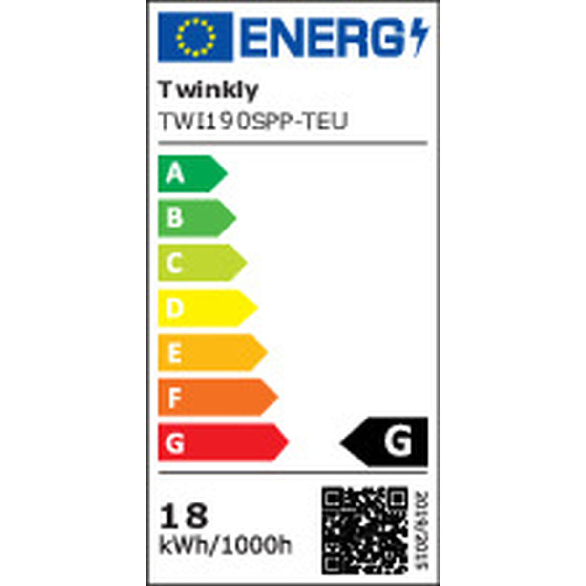 LED-krans Twinkly TWI190SPP-TEU Multicolour 3,5 m - 5