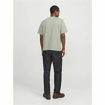 T-shirt med kortärm Herr Jack & Jones Jprblachad Brandingw Neck