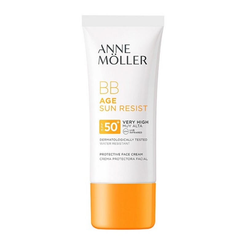 Hydrerande kräm med färg Anne Möller 90008C Spf 50 Spf 50+ 50 ml - 3
